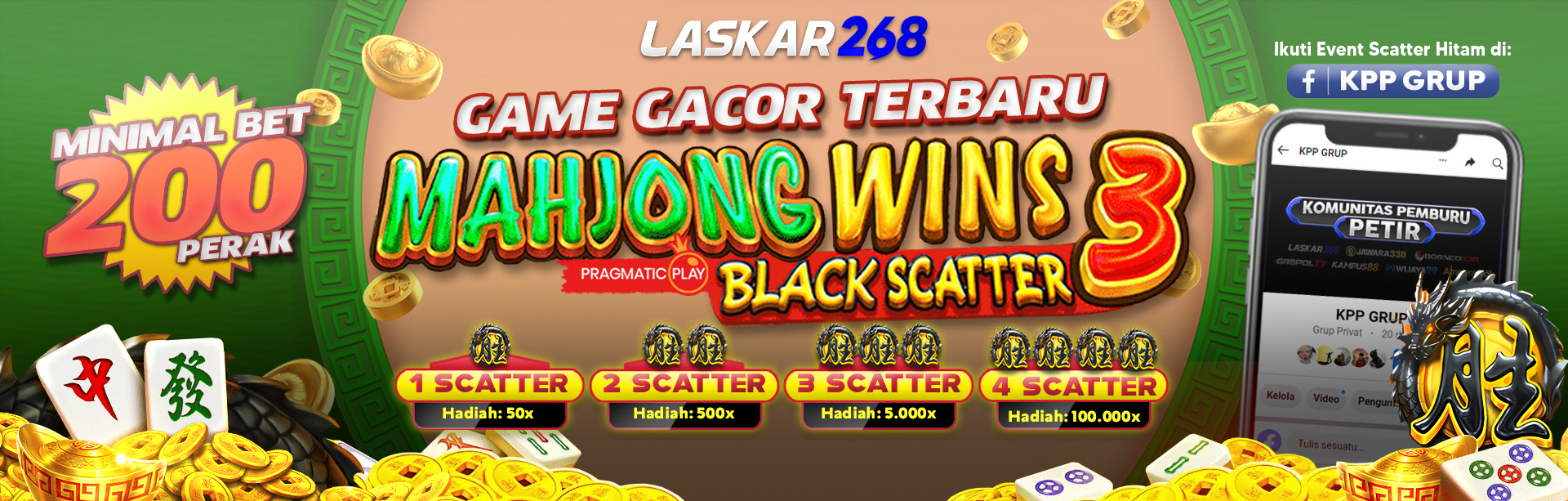 MAHJONG WINS 3 BLACK SCATTER