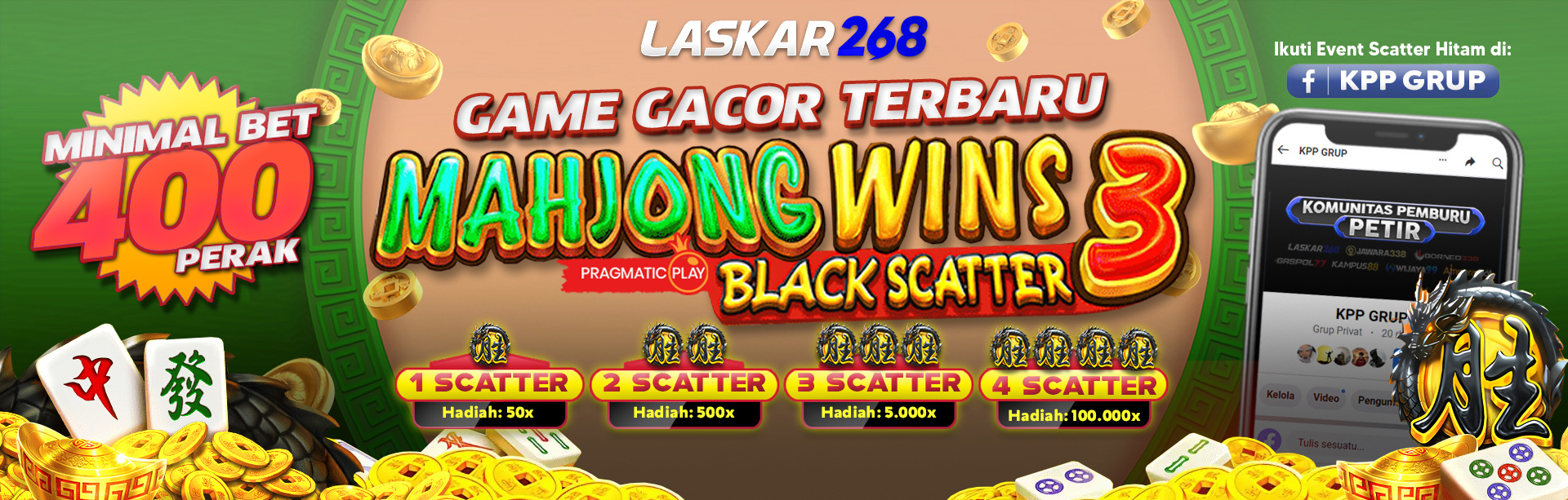 MAHJONG WINS 3 BLACK SCATTER